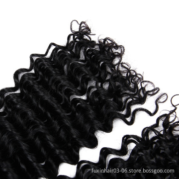 Human hair weaving bundles for full head wig making